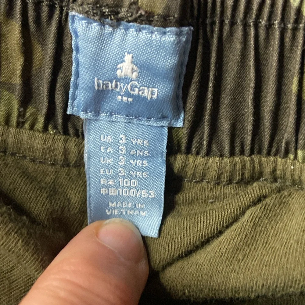 Baby Gap Size 3  Little Boy's Camouflage Camo Pants